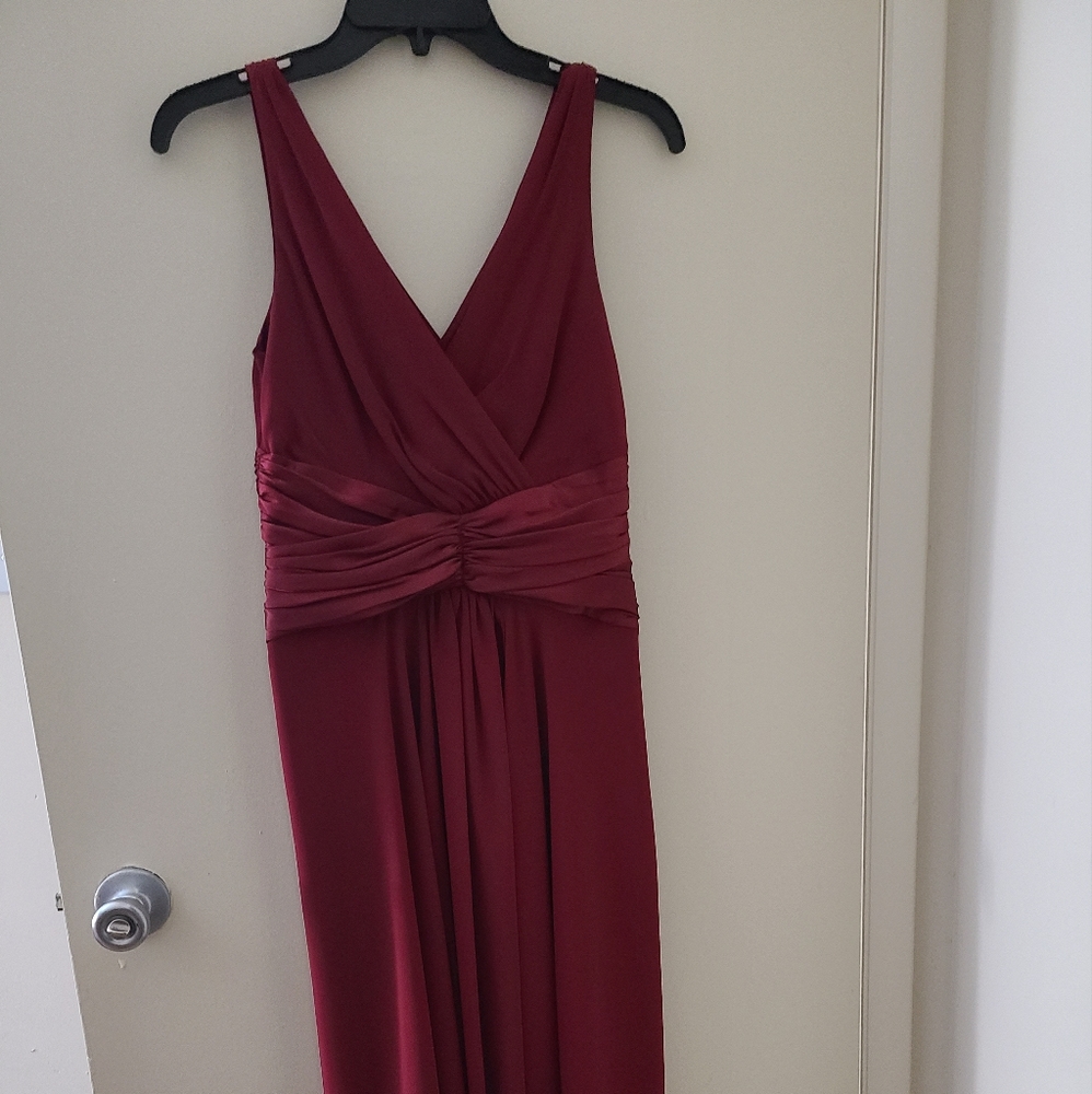 London times burgundy, size 4 dress